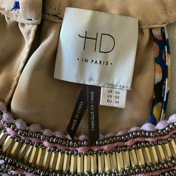 HD in Paris Anthropologie Size 2 Mayacamas Maxi Dress Multicolor - Picture 5 of 6